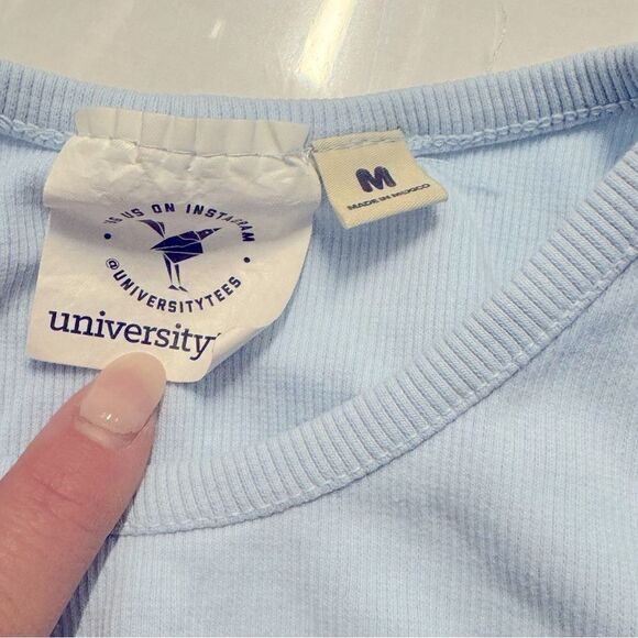 Zeta Tao Tank Top Blue Greek Life Size M - Picture 3 of 7